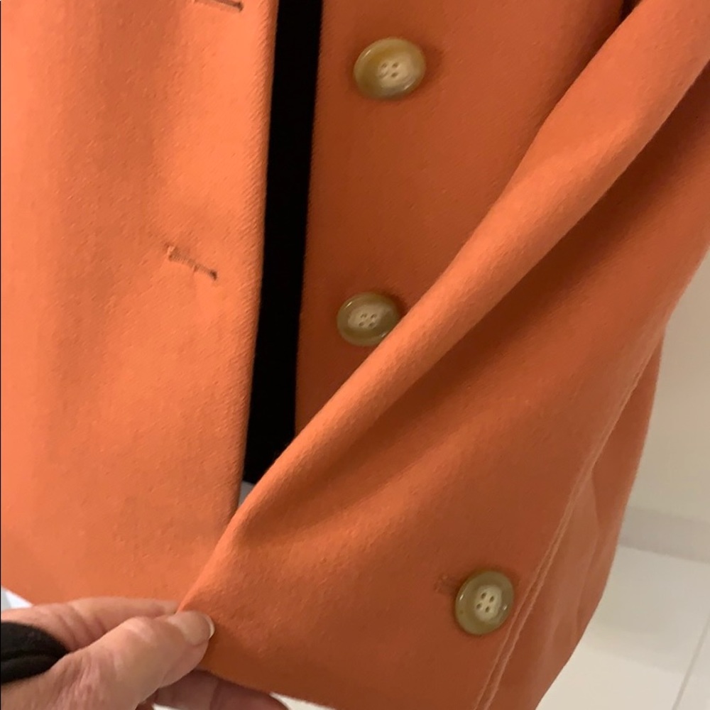 Talbots Wool/Cashmere Salmon Peacoat - Picture 8 of 8
